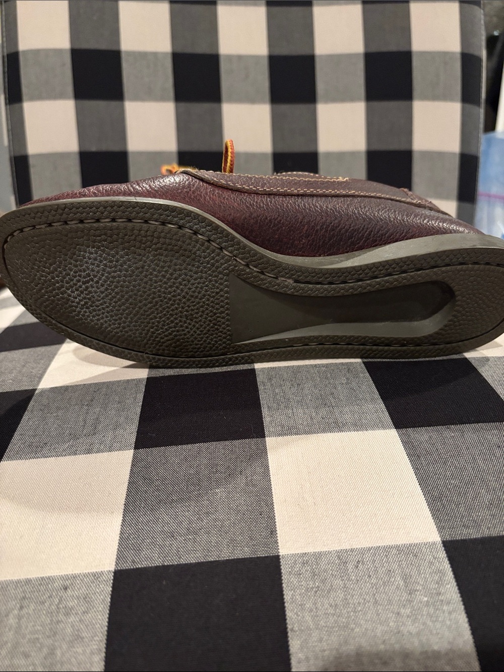 Womens L.L. Bean Casual Leather Boat Shoes in Dark Brown - Picture 3 of 4
